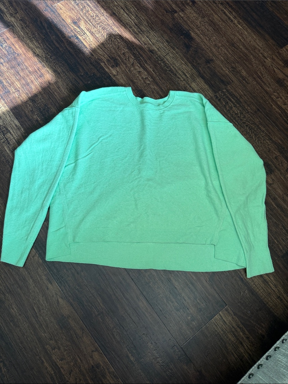NWOT Free People Mint Crewneck Sweater